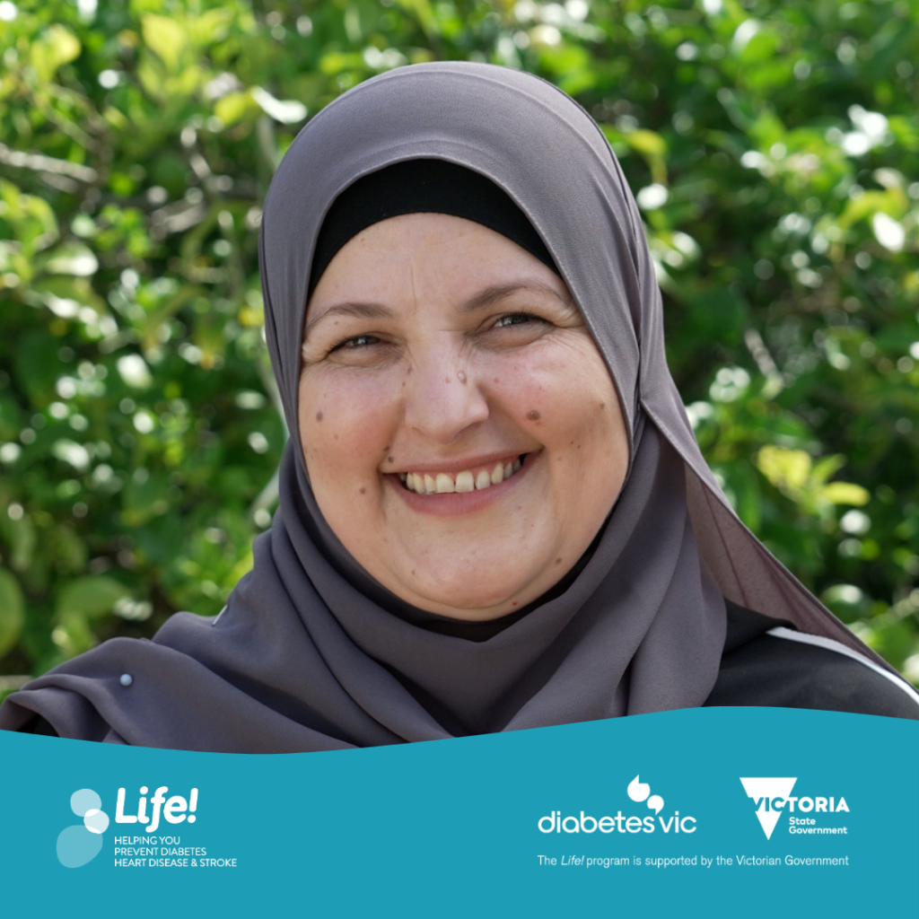 Image of Frida a <em>Life!</em> program participant in the Arabic CALD stream